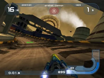 WipEout Fusion screen shot game playing